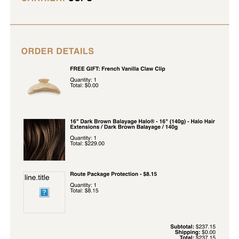Luxy Dark Brown Balayage Halo Hair Extensions - 16"